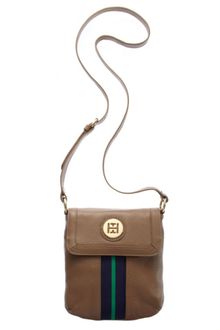 Tommy Hilfiger Pebble Leather Logo Crossbody - Lyst