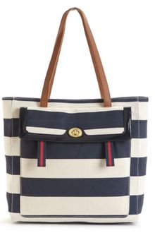 Tommy Hilfiger Rugby Stripes Tote - Lyst