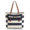 Tommy Hilfiger Rugby Stripes Tote in Blue (navy/cream) - Lyst