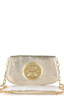 Tory Burch Logo Clutch - Lyst