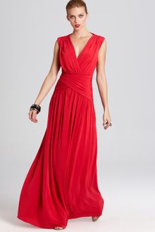 BCBGMAXAZRIA Gown Open Back Gown - Lyst