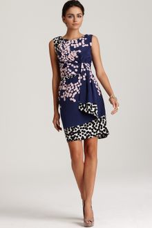 Diane Von Furstenberg Tamara Crepe De Chine Dress - Lyst