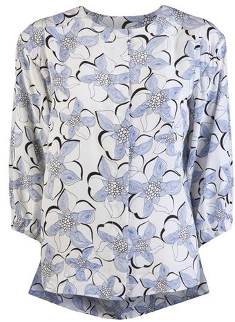 Diane Von Furstenberg Silk Blouse - Lyst