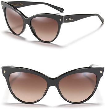 Dior Cat Eye Sunglasses with Logo On Temple - Lyst