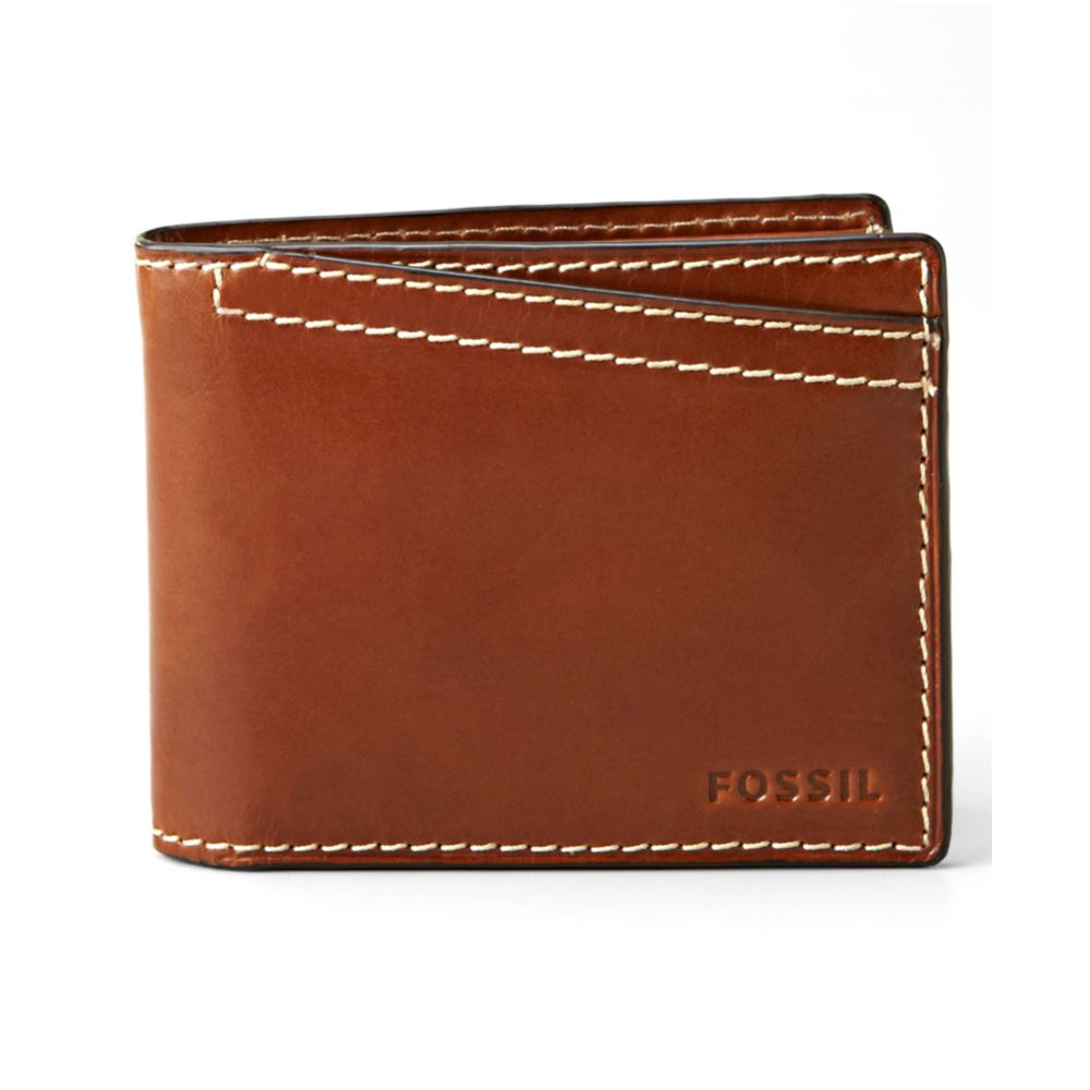 Fossil Allen Slip Front Traveler Wallet in Brown for Men Lyst