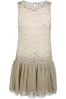 RED Valentino Beaded Dress - Lyst
