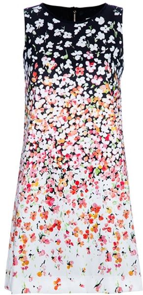 Red Valentino Sleeveless Dress in Multicolor (white) - Lyst