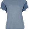 See By Chloé Short Sleeve Top in Blue (grey) - Lyst