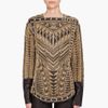 Balmain Handmade Embroidered Runway Blouse in Beige (black) - Lyst