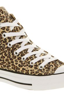 Converse All Star Hi Leopard Smu - Lyst