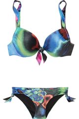 La Perla Warhols Flower Printed Ccup Bikini