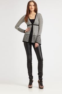 M Missoni Faux Leather Leggings - Lyst