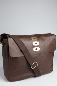 Mulberry Chocolate Leather Brynmore Messenger Bag - Lyst