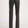 Oscar De La Renta Plaid Wool Pants in Gray (steel) - Lyst