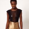American Apparel Body with Mesh Panel in Black - Lyst