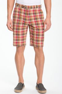 Brooks Brothers Slim Madras Bermuda Short - Lyst