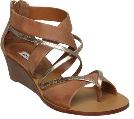 Dune Gogo D Gladiator Back Zip Sandals in Brown (tan) | Lyst