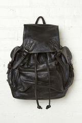 Free People Moto Distressed Backpack