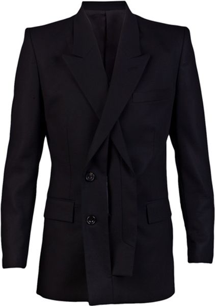 Juun.j Overlap Front Blazer in Black for Men - Lyst