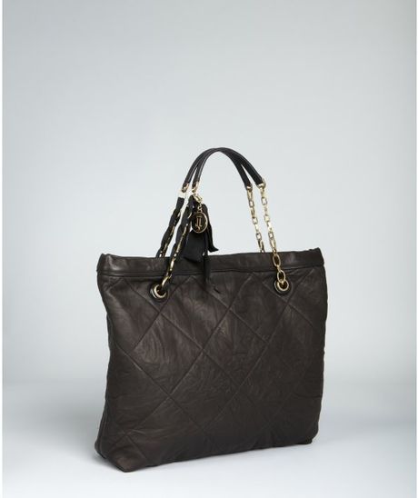 Lanvin Black Lambskin Amalia Quilted Ribbon Chain Bag in Black - Lyst
