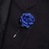 Lanvin Buttonhole Flower Pin in Blue for Men - Lyst