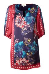 Linea Scarf Print Woven Tunic