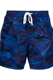 Moncler Camouflage Swimming Shorts - Lyst