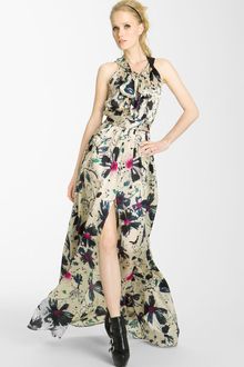 Rachel Zoe Natasha Floral Print Silk Gown - Lyst
