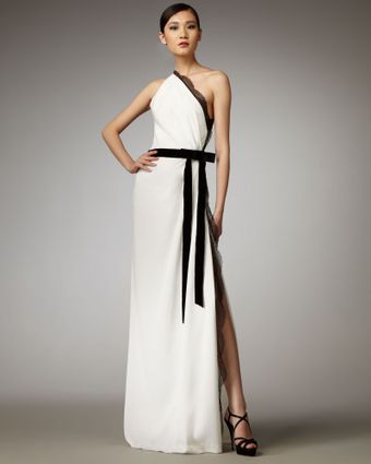 Robert Rodriguez Black Label Mandy One-shoulder Gown - Lyst