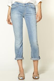 7 For All Mankind The Skinny Crop Roll Jeans - Lyst