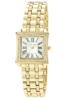 Anne Klein Womens Gold Tone Adjustable Bracelet 23mm 10 - Lyst