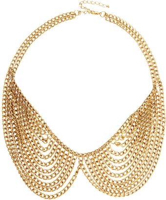Asos Asos Multi Chain Rounded Collar Necklace - Lyst