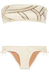 Babajaan Amandy Embellished Bandeau Bikini
