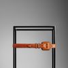 Burberry Leather Buckle Woven Belt in Purple (redwood) - Lyst