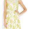 Diane Von Furstenberg Carpreena Mini Rose Jacquard Dress in Yellow (rose) - Lyst