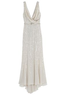 Elie Saab Fully Beaded Long Dress 8 - Lyst