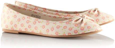 H&m Ballet Pumps in Beige (natural) - Lyst