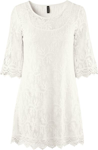 H&m Dress in White - Lyst