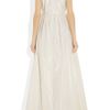 J.crew Kira Silktaffeta Gown in White (ivory) - Lyst
