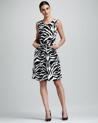  Jillian Zebra Print Dress 