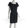 Marc By Marc Jacobs Normandy Blue Tonal Striped Stretch Cotton Button Front Dress in Blue - Lyst