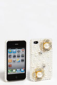 Natasha Couture Flower and Pearl Iphone 4 4s Case - Lyst