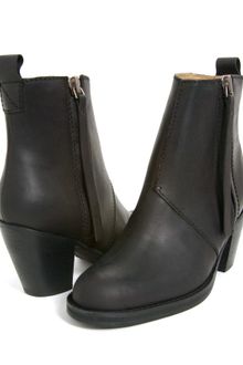 Acne Pistol Short Boots Black - Lyst