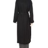 Acne Silk Trench Coat in Black - Lyst