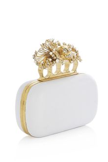 Alexander McQueen Anemone Knuckleduster Clutch Bag - Lyst