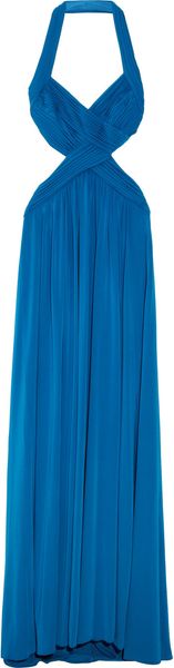 BCBGMAXAZRIA Jordana Pleated Jersey Gown - Lyst