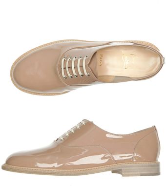 Havana Patent Leather Laceups 