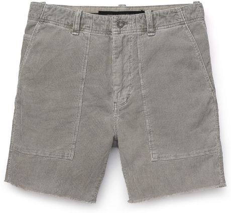 Converse Black Canvas Beach Cord Shorts in Gray for Men (drizzle) - Lyst