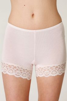 Free People Lace Trim Bike Shorts - Lyst
