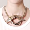 Giambattista Valli Snake Necklace in Gold (snake) - Lyst